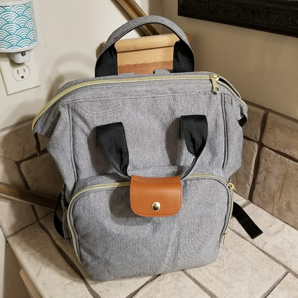 Backpack diaper bag